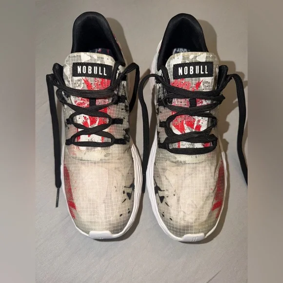 NOBULL Women's 8.5/ men's 7 translucent cactus Blossom shoes - Picture 3 of 16